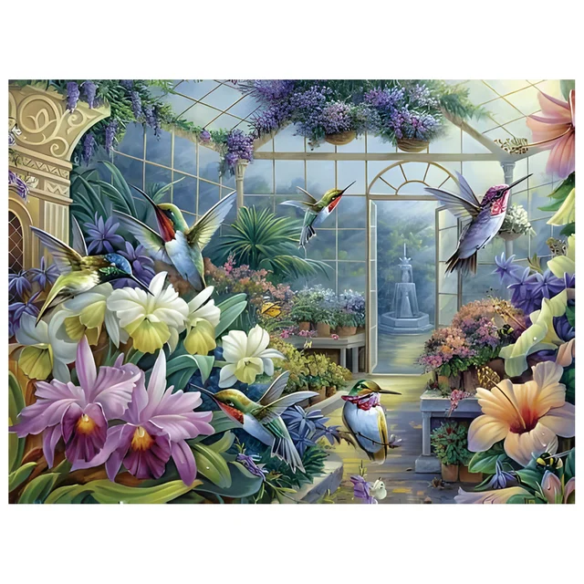 Hummingbird Stamped Cross Stitch Kits 7