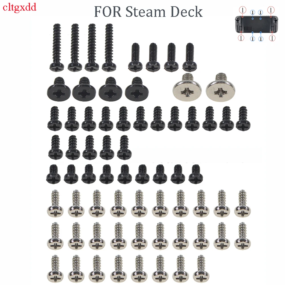 

1 set FOR Steam Deck host replacement screw kit Shell screws Steam Deck game console complete set of screw tools