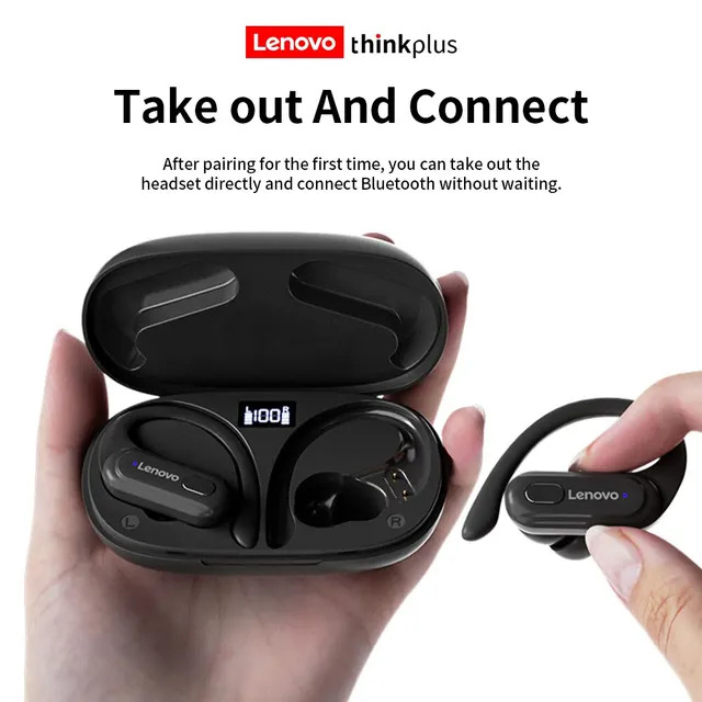 Auriculares Bluetooth com Cancelamento de Ruído Lenovo Thinkplus XT60B