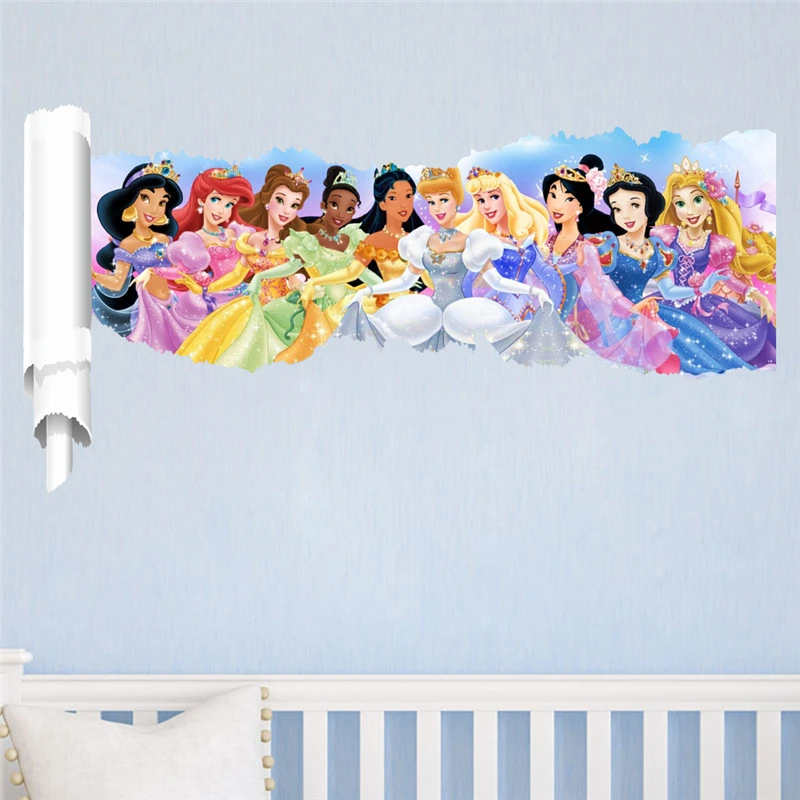 ディズニープリンセスのウォールステッカー 家の装飾 女の子へのギフト Aliexpress