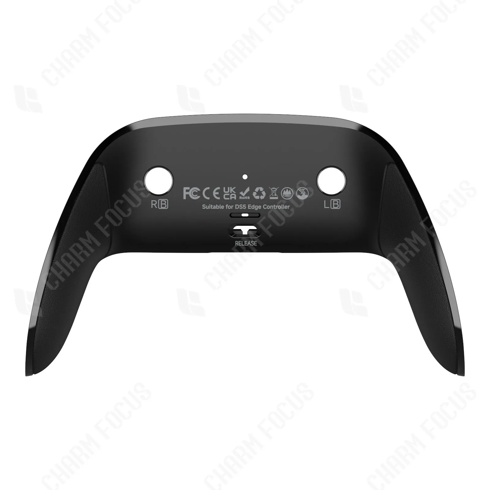Decorative Bottom Shell with Soft Rubber Grip for DIY Replacement (Controller Not Included)