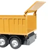 Rc Car Dump Truck Vehicle Toys For Children Boys Xmas Birthday Gifts Yellow Color Transporter Engineering Model Beach Toys Gift 6
