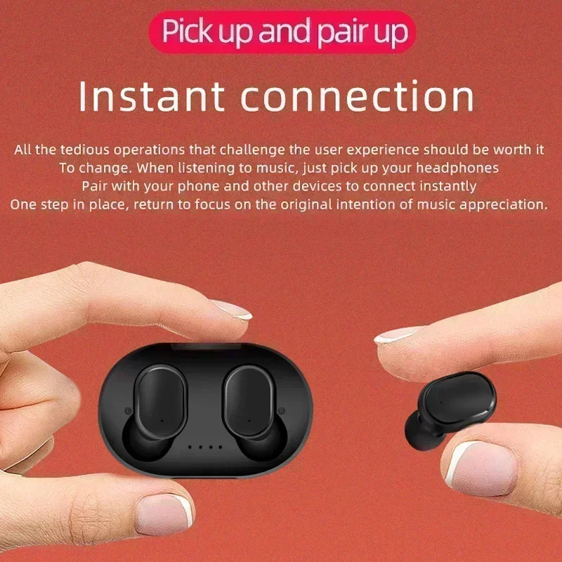 Auricolari wireless originali TWS Bluetooth con microfono, cuffie HiFi per musica, riduzione del rumore, per sport e gaming - Image 6