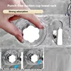 Suction Cup Hook Strong Bathroom Towel Rack No Punching Wall Hooks Hanging Coat Door Back Key Bag Holder Bathroom Accessories 5