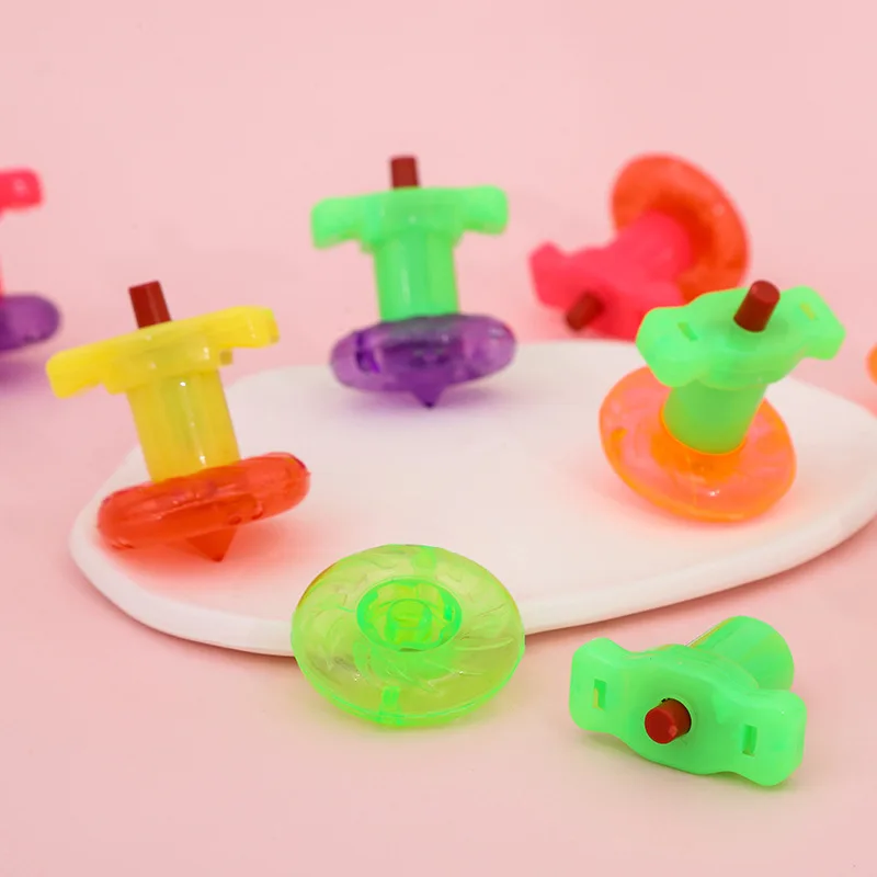 5PCS Mini Spinning Speed GyroToyscreative Nostalgia Children With Launcher Children Gifts Kids Toys