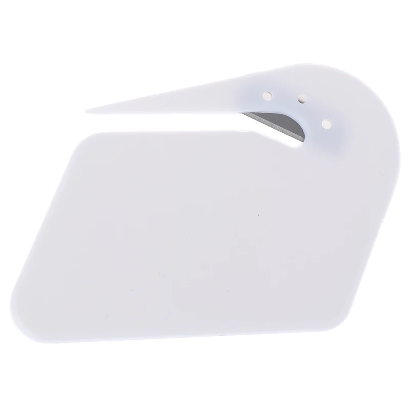 1Pc Plastic Mini Letter Knife Mail Envelope Opener Safety Paper Guarded Cutter