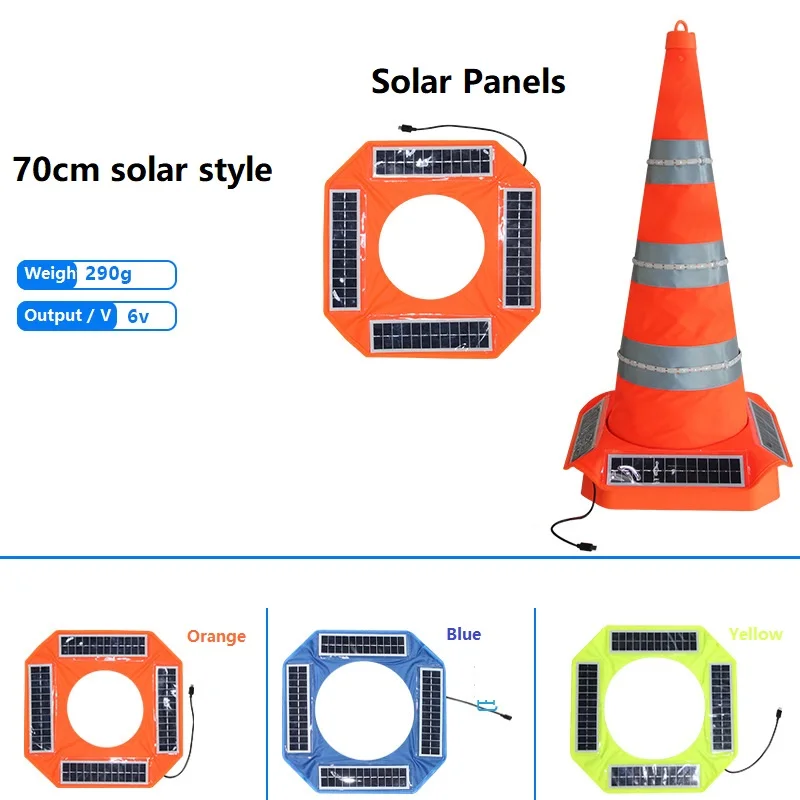 solar-panels-foldable-roadblock-safety-led-warning-light-for-reflective-cones