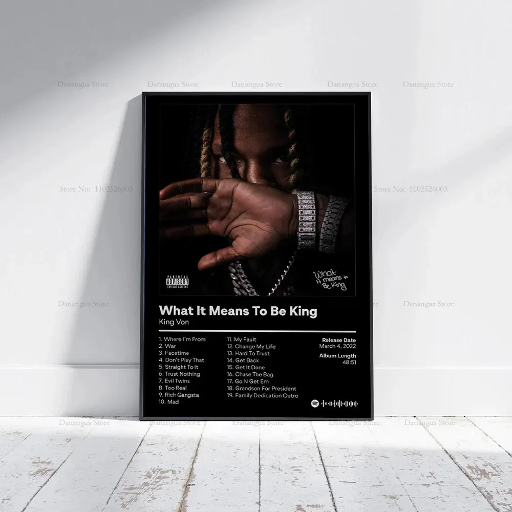 King Poster Von Welcome To O Block Music Album Poster Poster Prints Wall Art Canvas Painting Picture Photo Gift Room Home Decor Peckshirt