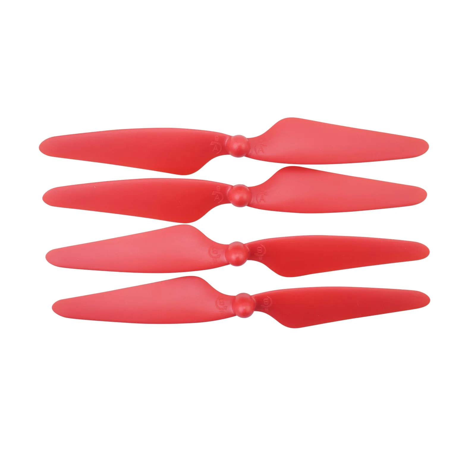 4Pcs Rc Accessori Cw/Ccw Pagaie Per Hubsan H501S H501A H501C H501M H501S W H501S Pro Mjx B3 B3H Bugs 3H F17 F100 Rosso