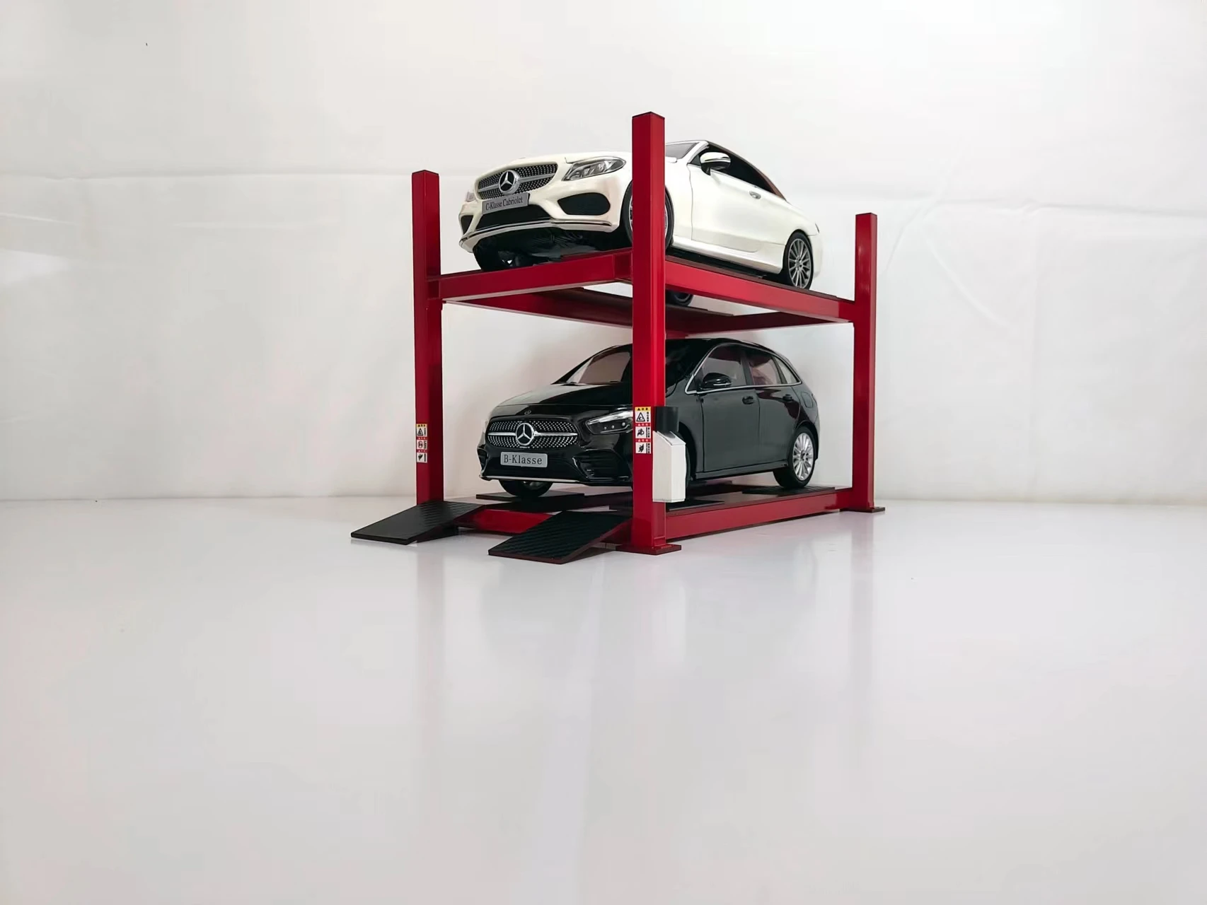 Model Car Diorama Lift 1:64 1:43 1:24 1:18 Double Single Deck Elevator Garage Repair Station Stand For Simulation Vhicle Static 3