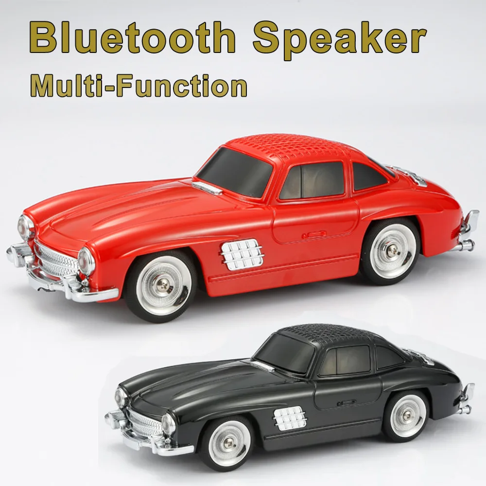 

WS300SL Wireless Bluetooth Speaker Car Roadster Shaped Support TF Card U Disk AUX Home Mini Subwoofer 10W Music Player Sound Box