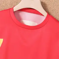 2025 Jeunes et enfants Couleur d'épissure rouge et verte n° Ensemble de combinaison de football de sport à séchage rapide 7 Legend 3