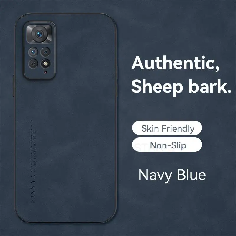 thumbnail image 1 of Funda de cuero de oveja de lujo para Xiaomi Redmi Note 10, 11 Pro Plus, 5g, 11pro, 10pro, 4g, Note 10, Note 11 S, 5G, 1 of 5