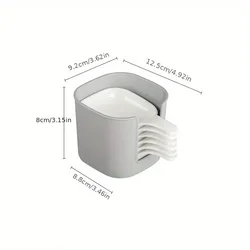 7-Piece Sauce and Dipping Dish Set (Gray And White Suit)