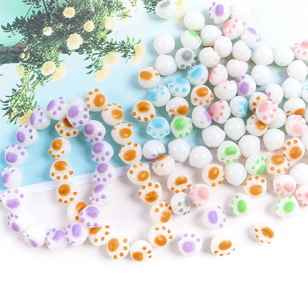 20pcs 11mm Acrylic Beads For Jewelry Making DIY