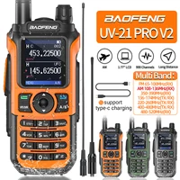 Baofeng UV-21 Pro V2 Air Band Walkie Talkie Wireless Copy Frequency AM Type-C Long Range Upgrade UV-5R Ham Radio 1