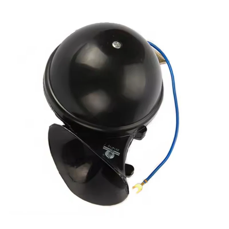 12v Car Horn Electronic Alarm Snail Horn Suitable for Automotive Equipment with Wire Chrome Snail