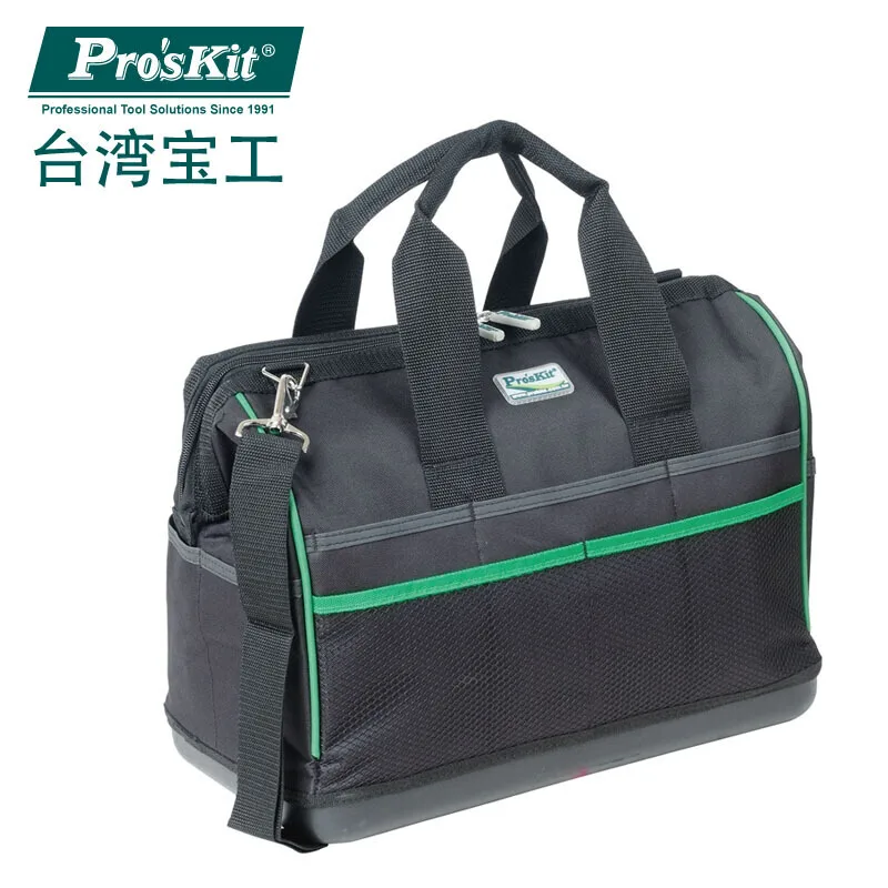 

Pro'skit ST-5302 Multifunctional 16"Heavy-Duty Electrician Tool Bag Polyester durable Compact Repairment Tool Bag