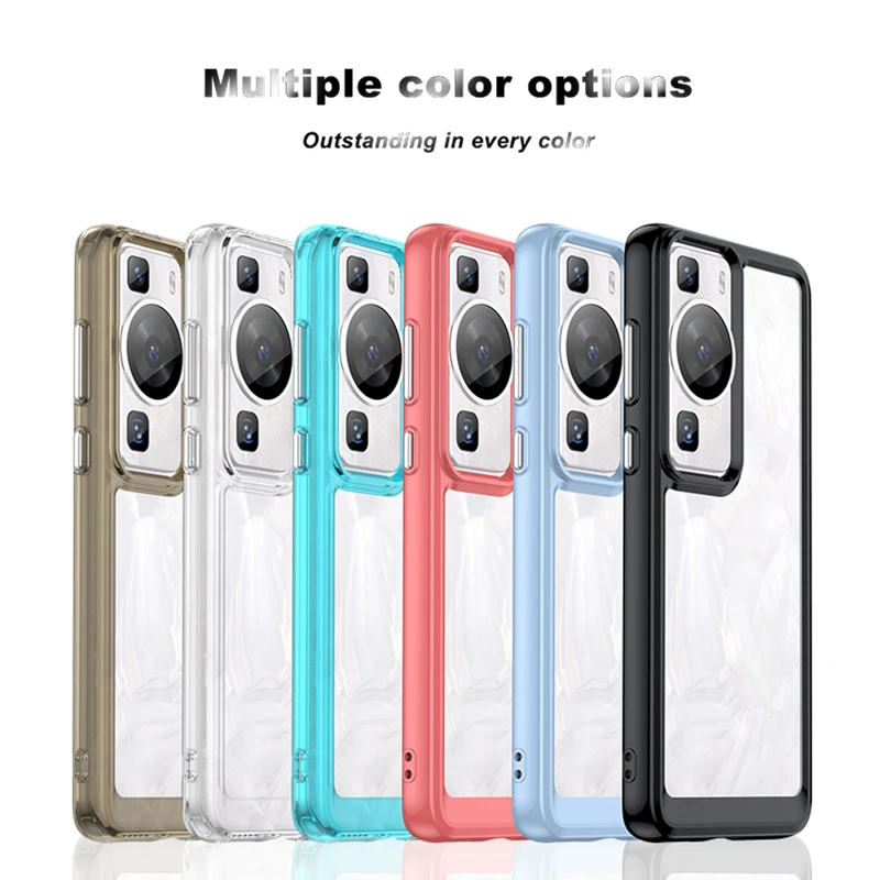 Per Huawei P60 Pro Custodia Di Lusso In Silicone Trasparente Paraurti Nuovo Tpu Trasparente Antiurto Huawei P60 Pro Custodia Huawei P60 Pro Cover