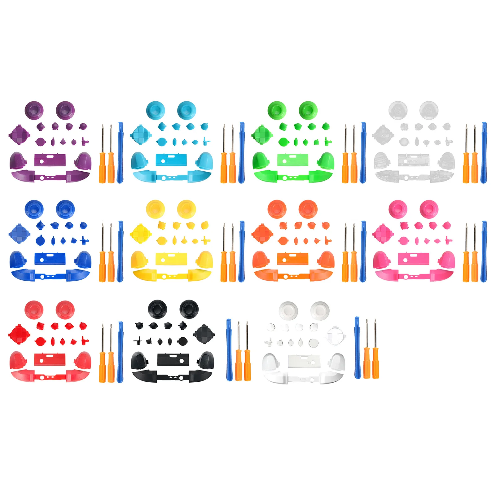 Replacement Kit For Xbox Series X Controller LB RB Bumpers Trigger