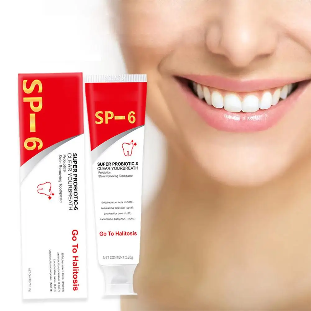 Probiotic Brightening Toothpaste for Refreshing Breath and Teeth Whitening - 120g