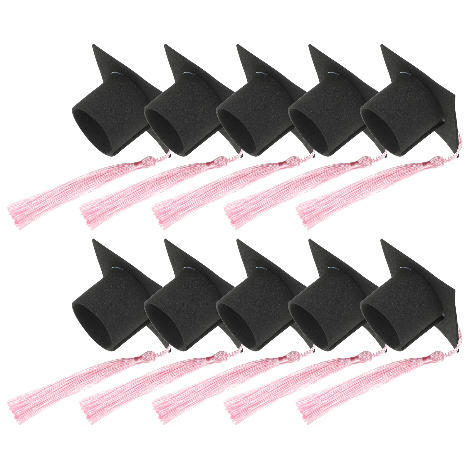 

10ocs Graduation Party Cake Decoration Mini Doctoral Cap Cupcake Ornament Graduation Tale Centerpiece