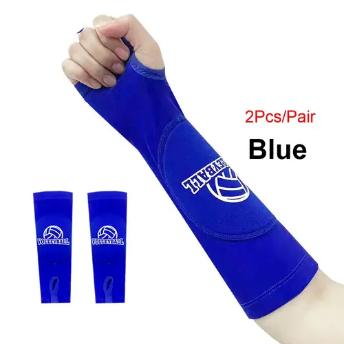 Kids/Adults Volleyball Arm Sleeves Passing Hitting Forearm Sleeves with Protection Pads and Thumb Hole Padded Volleyball Sleeves - Image 8
