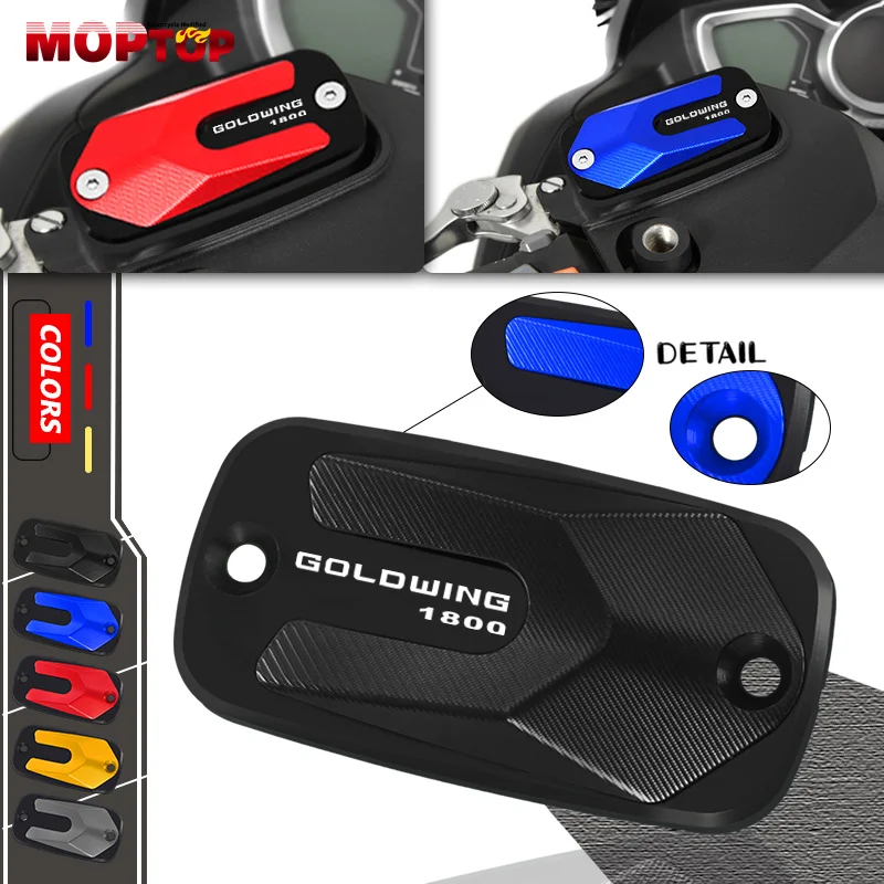 

For Honda GOLDWING1800 GL1800 Goldwing 1800 1500 CNC Front Brake Clutch Fluid Reservoir Cover Oil Caps Motorcycle Accessories