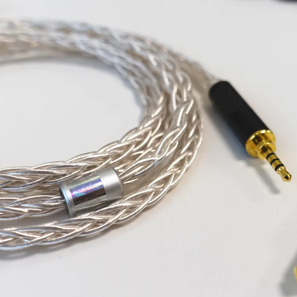 オリジナルaloオーディオsxc 8 iemハイファイイヤホンケーブル8コア
