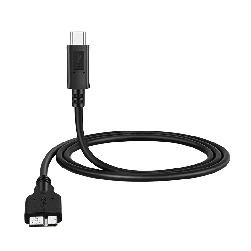 USB Tip-C 3.1 Mikro B Dönüştürme Kablosu Veri Senkronizasyon Adaptörü Şarj Kablosu Macbook HDD SSD Sabit Disk Sürücüsü Kamera Uzatın Tel
