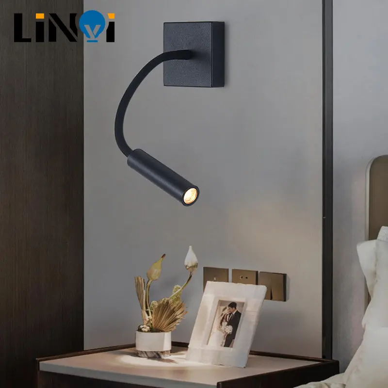 Lampu Baca Cool Book Lights LED Reading Lamp Mounted Bedroom