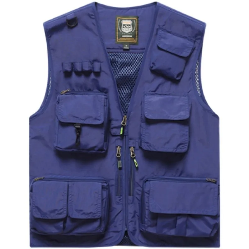 High Quality Multi-pockets Work Tool Vests for Men Construction