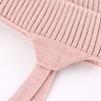 Baby Toddler Warm Earflap Beanie Kids Boys Girls Winter Fleece Lined Knitted Hat 5