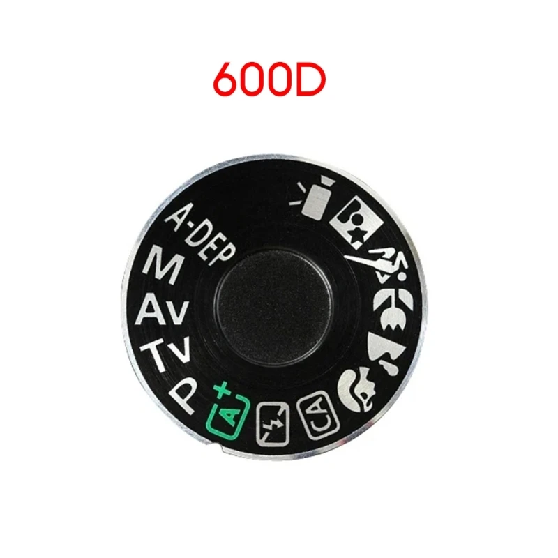 Top Cover Function Model Dial Button Label For 5D3 6D 6D2 5D4 70D 600D 60D 7D 5D2 700D Camera Dial Pad Turntable-Tag camera repair parts,camera mode dial button rubber ring