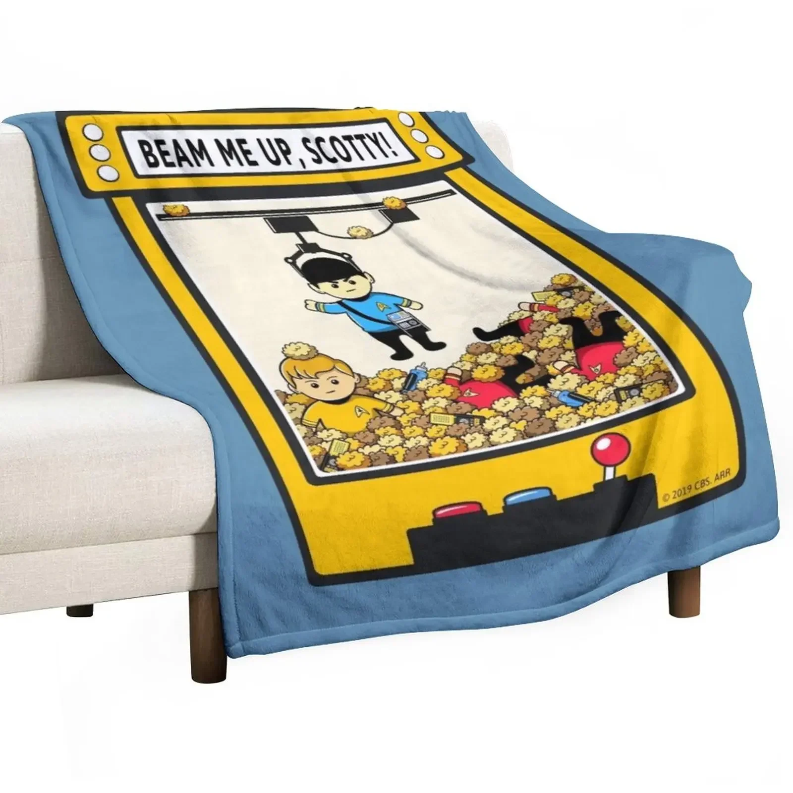 

Beam me up, Scotty Throw Blanket Cute Beautifuls Flannel Fabric Blankets