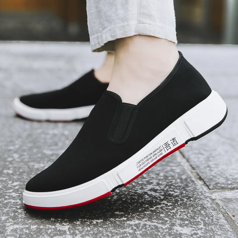 

Summer Canvas Shoes Men Comfortable Mesh Classic Loafers Men Casual Shoes Breathable Flat Men Slip On Breathable Sneakers DM-229