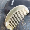 Massage 100% Natural Hand Carved Comb Healthy Hair Loss Comb Natural OX Horn Massagem Escova de Cabelo Hairbrush  Combs 5