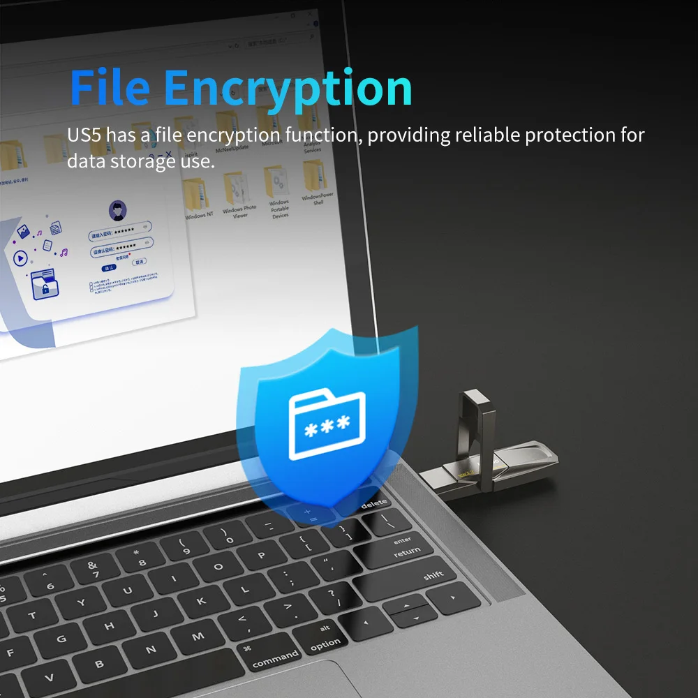 Netac US5 USB 3.2 Solid State Pen Drive 1TB 520MB/s Type C Flash Drive - Image 4