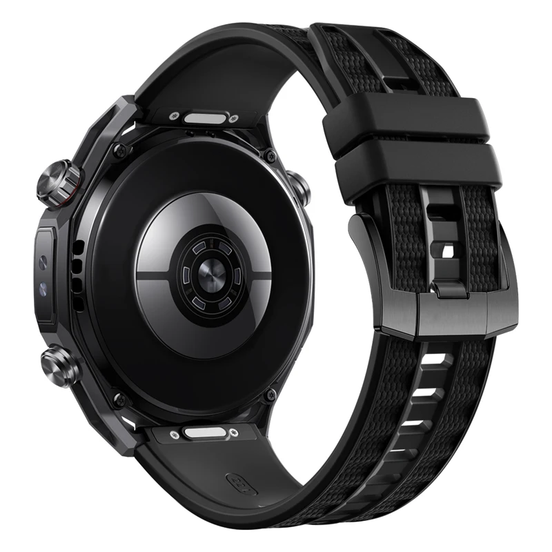 Dual-Color Quick Release Silicone Watch Band - Men's Business Strap 22mm