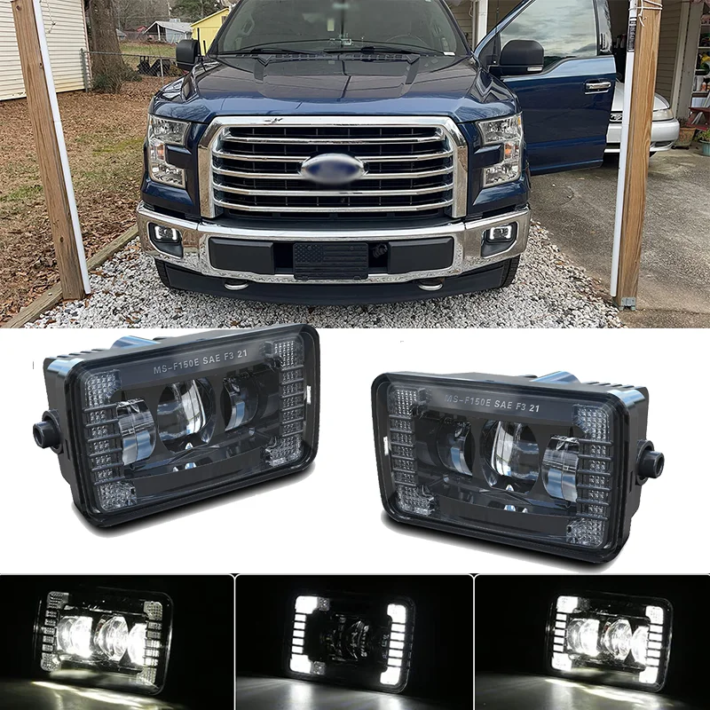 

Bumper Driving Lamp LED Fog Lights DRL For Ford F150 2015 2016 2017 2018 2019 2020 High Low Beam Plug and Play Car Accessories