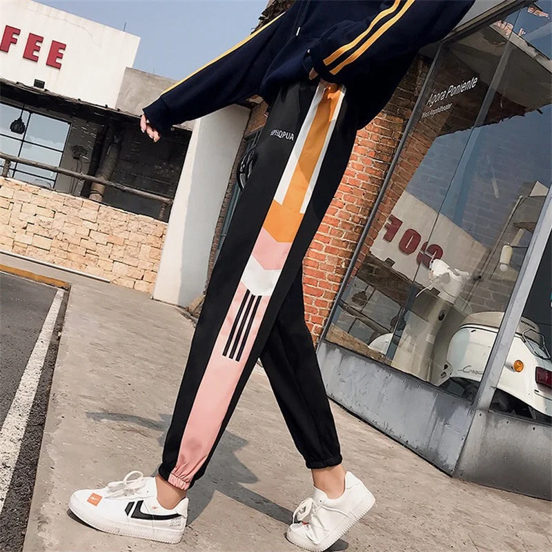 Dropshipping Sweatpants Joggers Women Pant Black Sport Korean Harajuku Harem Pants Casual Loose Pantalones De Mujer Deportivo