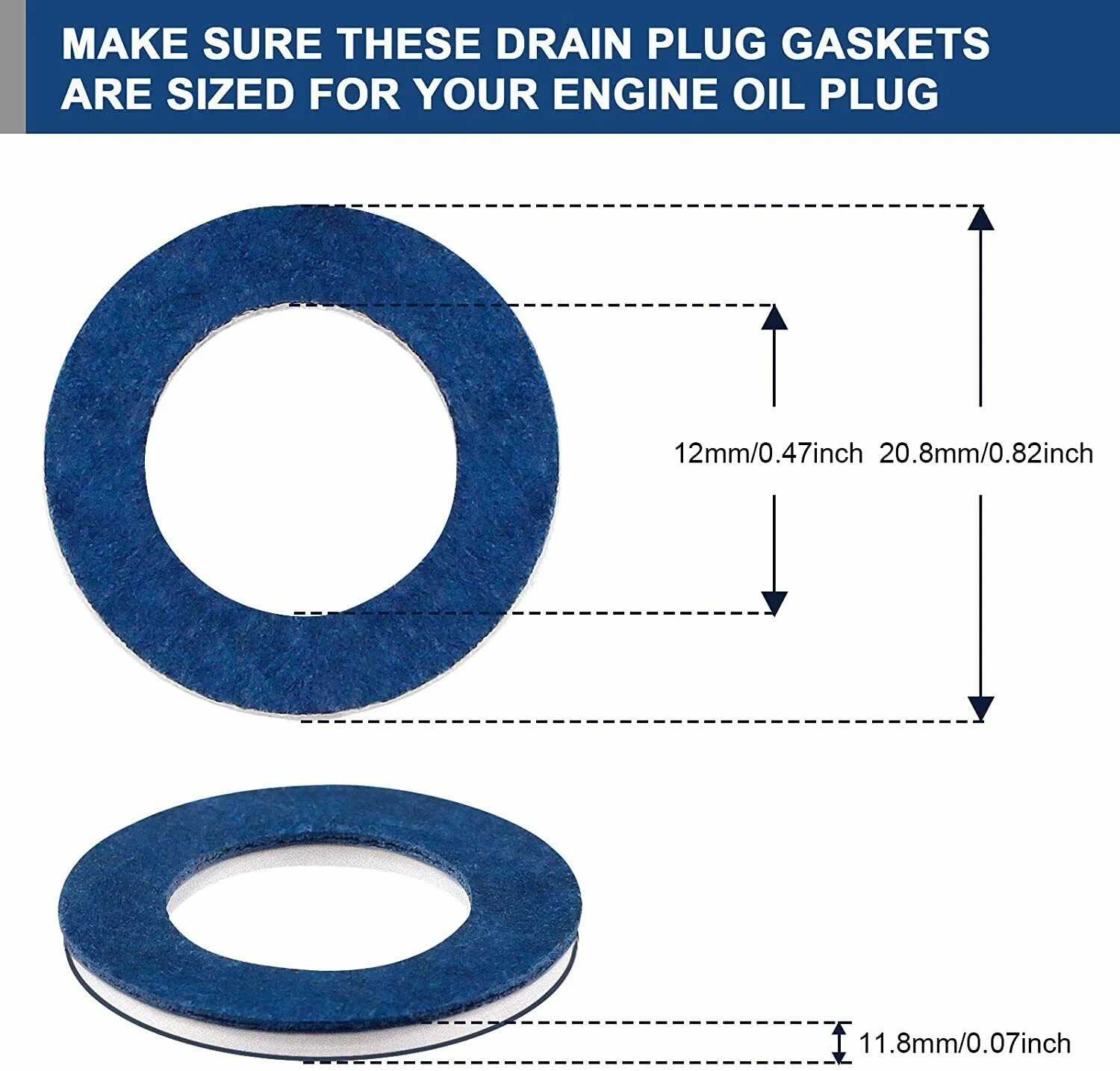 Engine Oil Drain Plug Seal Washer oil drain plug gasket oil drain plug seal washer o ring gasket sealing washers engine gasket set Oil Pan Gasket Ring Alumium 10/20 Pcs For Toyota Lexus