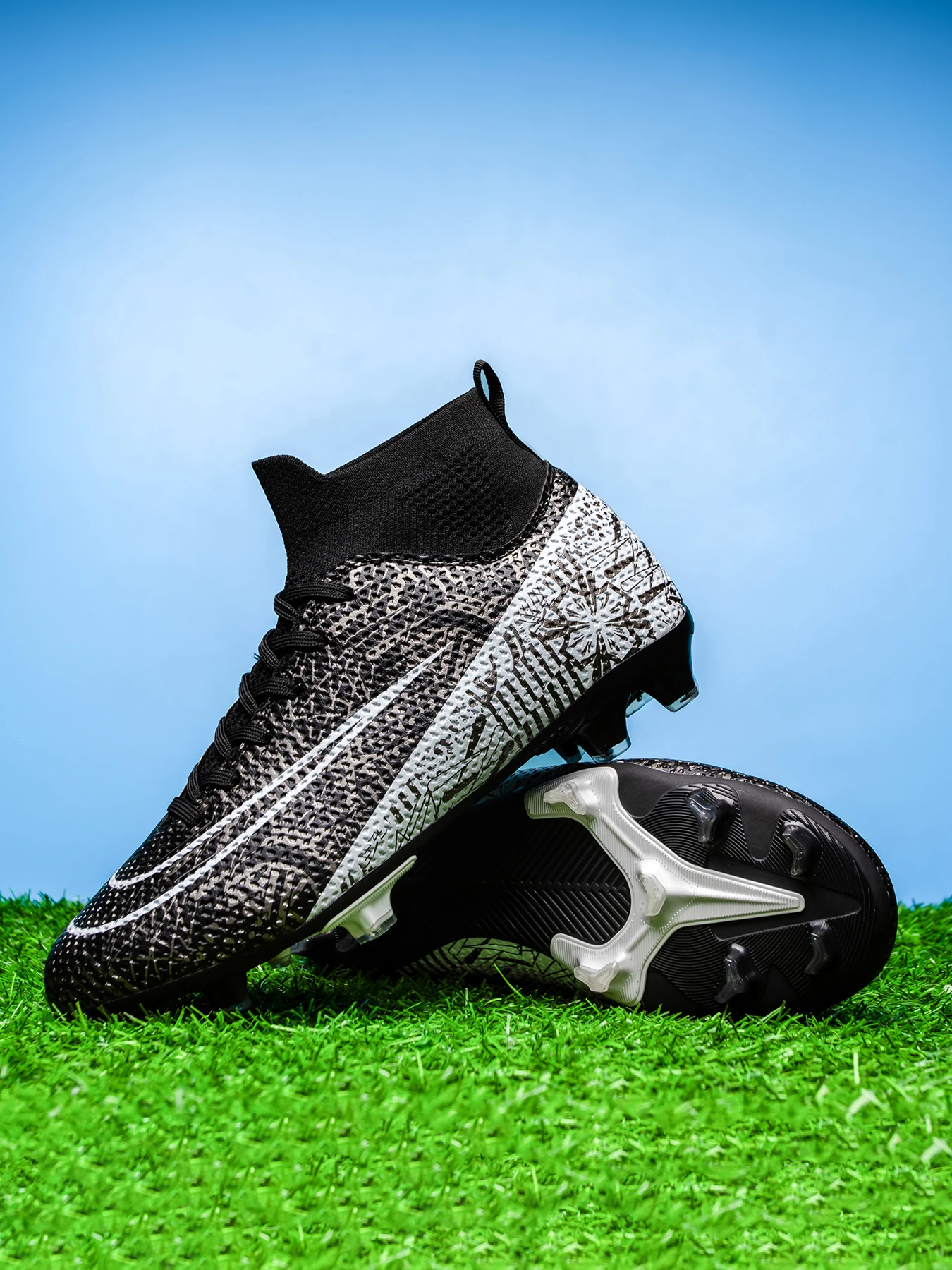 Description Picture 6 of itemProfessional football shoes men's long nail FG nail outdoor sports lawn training shoes anti slip nail shoes