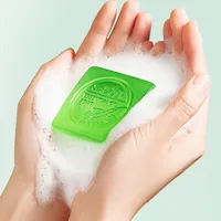 Savon naturel nettoyant lisse à l'aloe Vera, huile essentielle lisse faite à la main, 100g 6