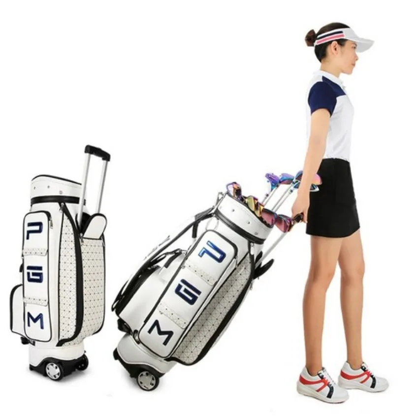 PGM concealed handshake golf bag golf bag wheel Caddy QB036