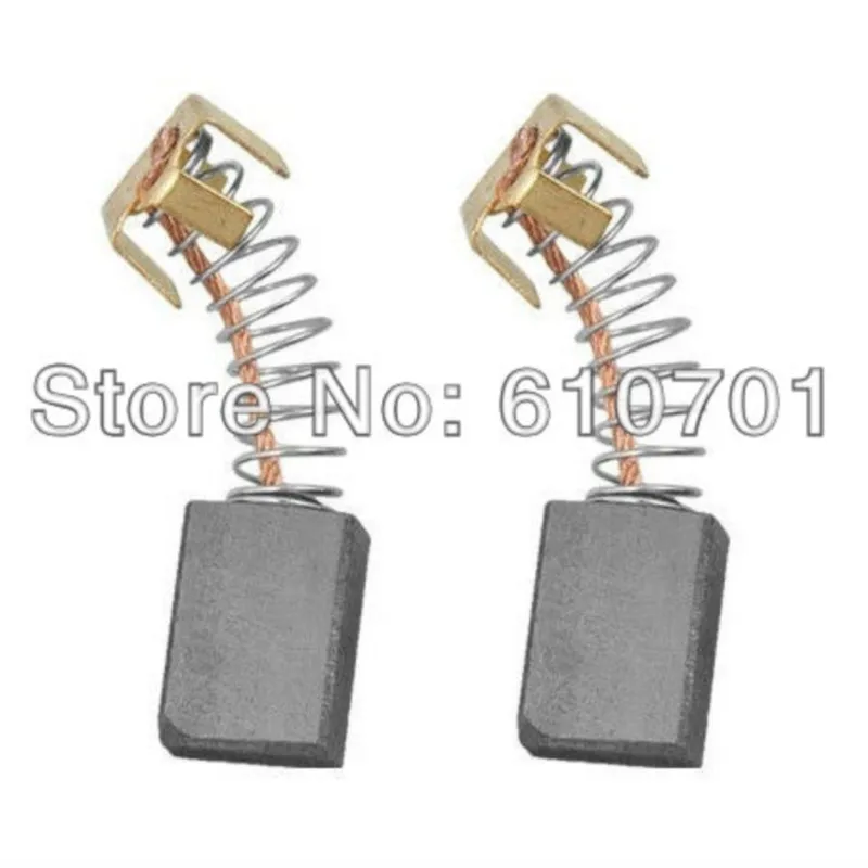 

2 шт., Графитовые Щетки для электродвигателя, 5 х8х11 мм, пружины и провода