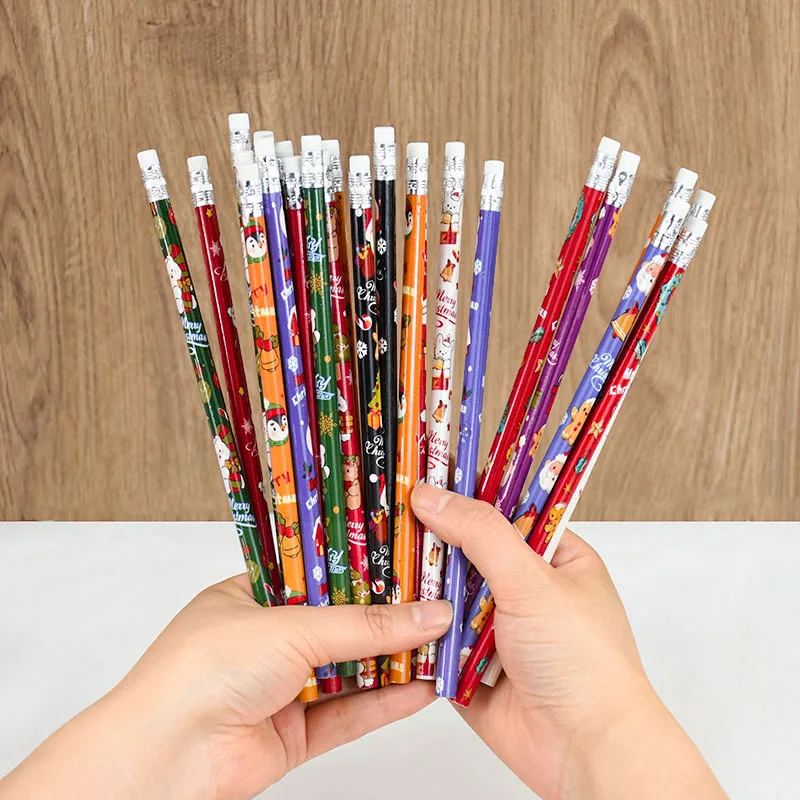 HB 24 Matite Da Calcio Con Gomma – Matite In Legno Per Bambini – Cancelleria Colorata Per Scuola, Casa E Bomboniere - 5