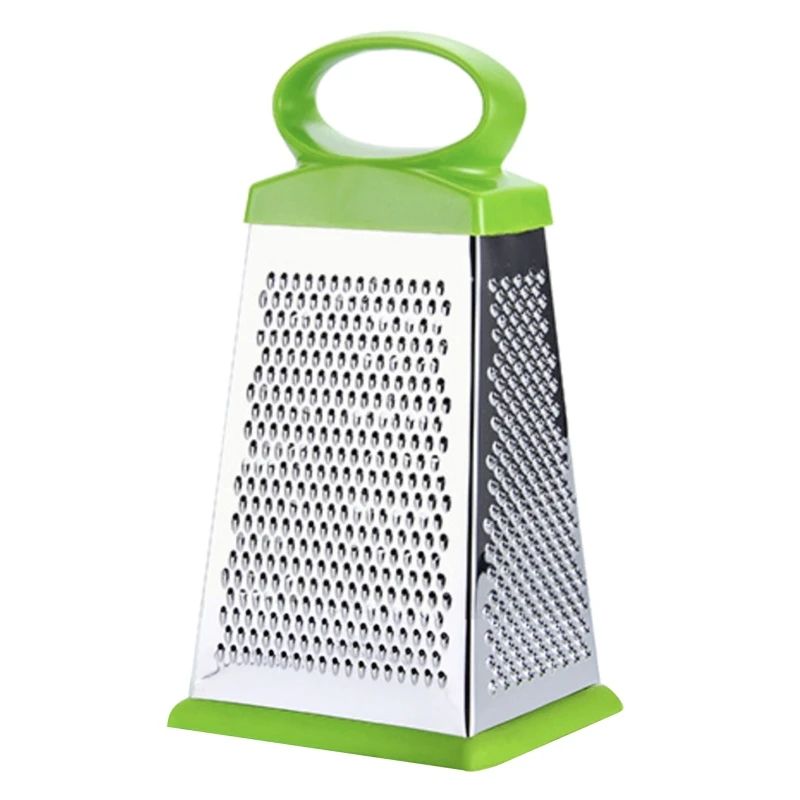 

Professional Handheld Box Grater with 4-Sided Stainless Steel Material for Parmesan Vegetable Drop shipping