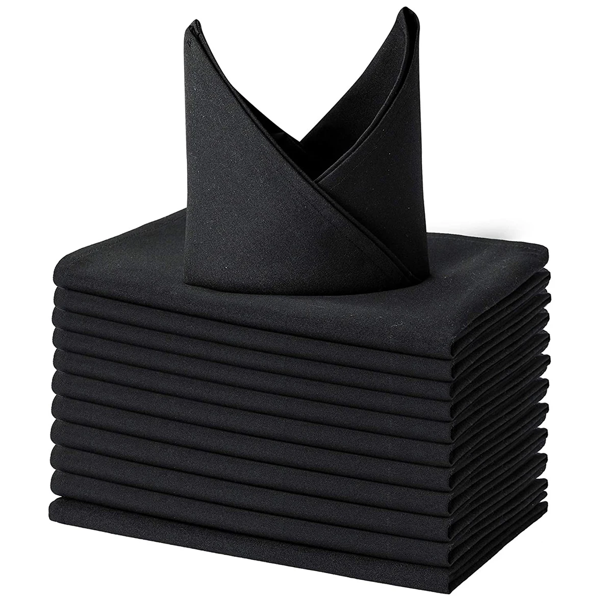 Polyester Napkins Plain Colour Napkins Durable Polyester Thicken Placemat Reusable Kitchen Dining Wedding Decoration
