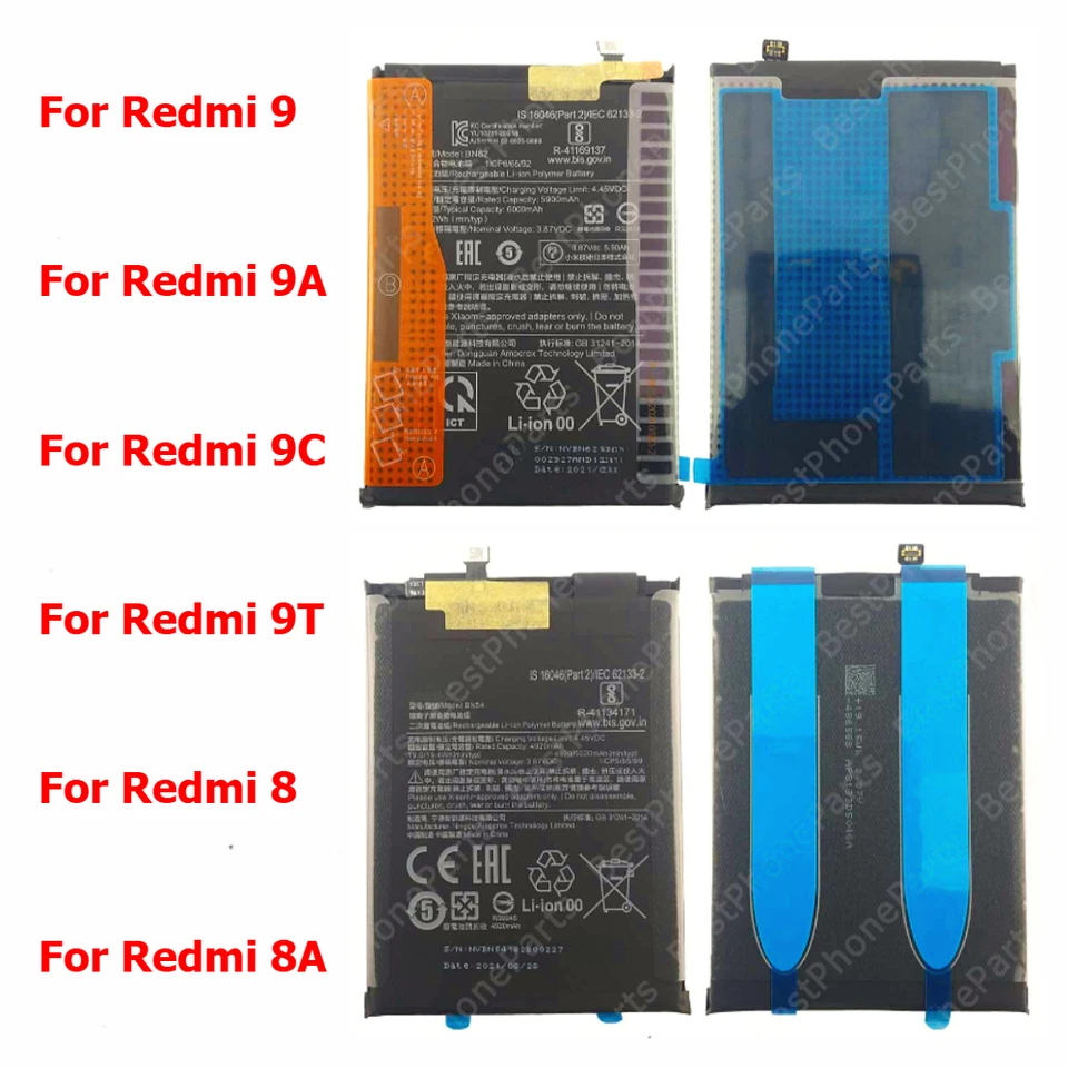 Batteria TY BETTERY Compatibile Per Xiaomi Redmi 9A / 9C / Note 9C - 4900mAh BN56 - Foto 4